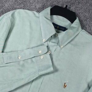 Ralph Lauren Men's Light Blue Oxford Button Down Shirt Size 17 34-35